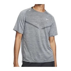 Nike TechKnit Dri Fit ADV Running Shirt Grey Black Men’s Size Large DM4753-010