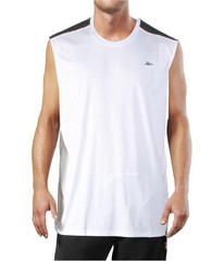 Reebok Mens Workout Readay Tech Basic T-Shirt, White, Medium
