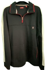 IZOD GOLF Men’s Heavy Athletic 31” Pullover Long Sleeve Black XL/TG/XG, Pockets