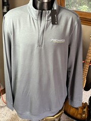 Travis Matthew Gray Newport 1/4 Zip Pullover Fleese Size XL NWT