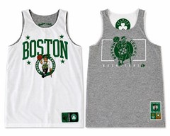 Boston Celtics Reversible Practice Jersey Mesh NBA Mens Medium Green White