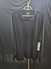 MEN’S 32 DEGREES COOL BLACK HALF ZIP PULLOVER SZ XXL NWT