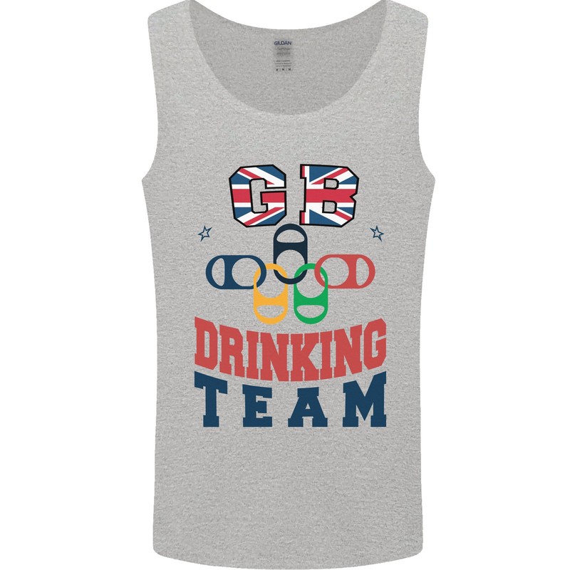 GB Drinking Team Funny Stag Do Doo Beer Mens Vest Tank Top gallery
