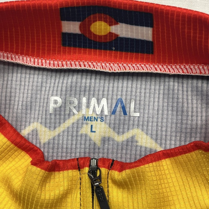 Primal Copper Triangle Cycling Jersey Mens Large Black 2018 Sport Cut Full Zip gallery
