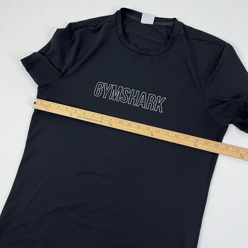 Gymshark Shirt Mens M / Large Black Active Fitness Training Lifting Gym Workout gallery