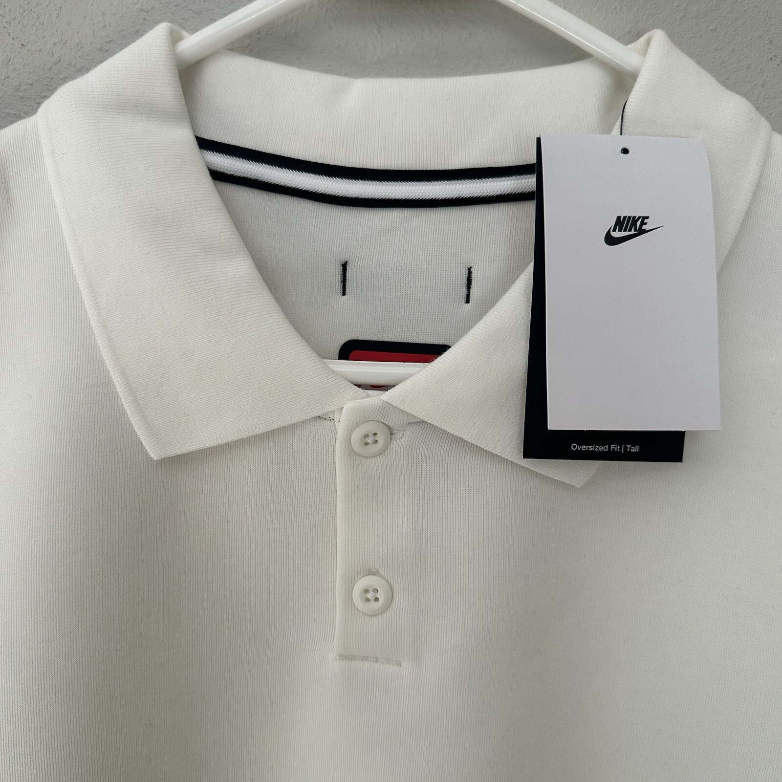 Nike Tech Fleece Reimagined 2 Button Top Sail FN3401-133 Men's Size LT NWT gallery