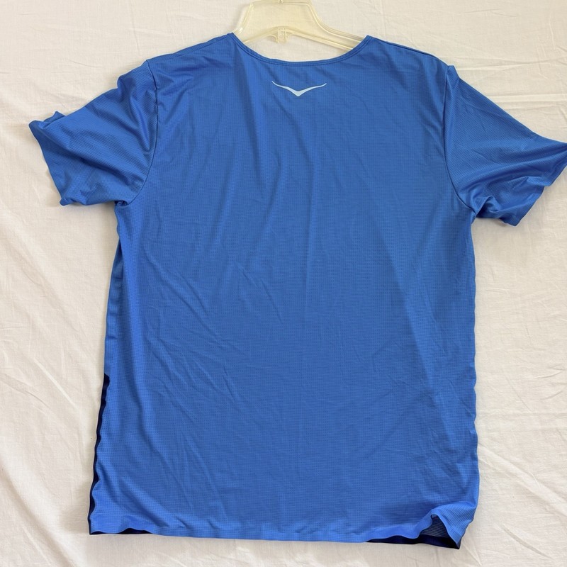 Rabbit HOKA One One Aggies Running Shirt Blue Graphic Performance Tee Men’s M MD gallery