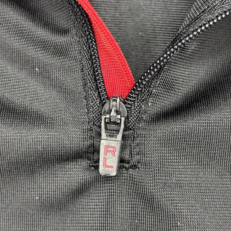 Polo Sport Ralph Lauren Shirt Mens Medium Black Quarter Zip Snap Side Athletic gallery