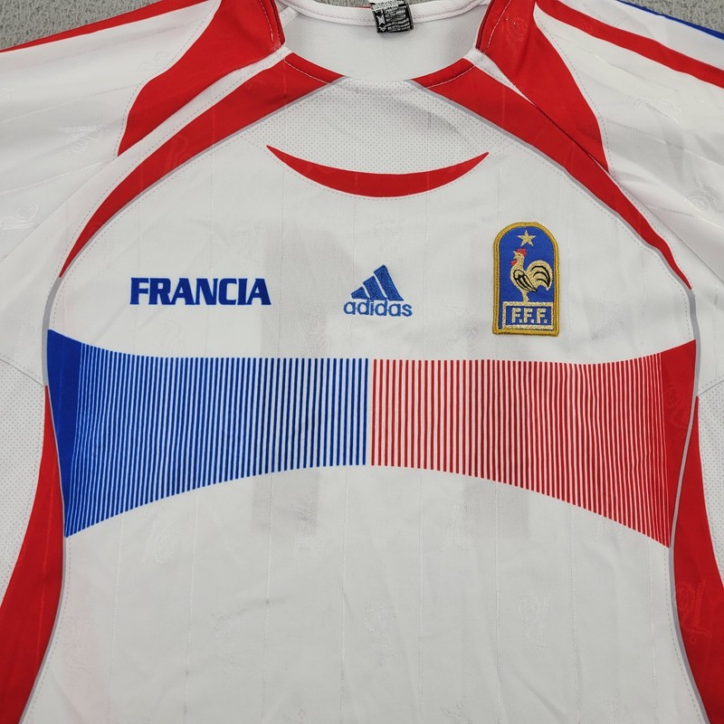 France World Cup Away Jersey Mens XL #11 White FFF Soccer Futbol gallery