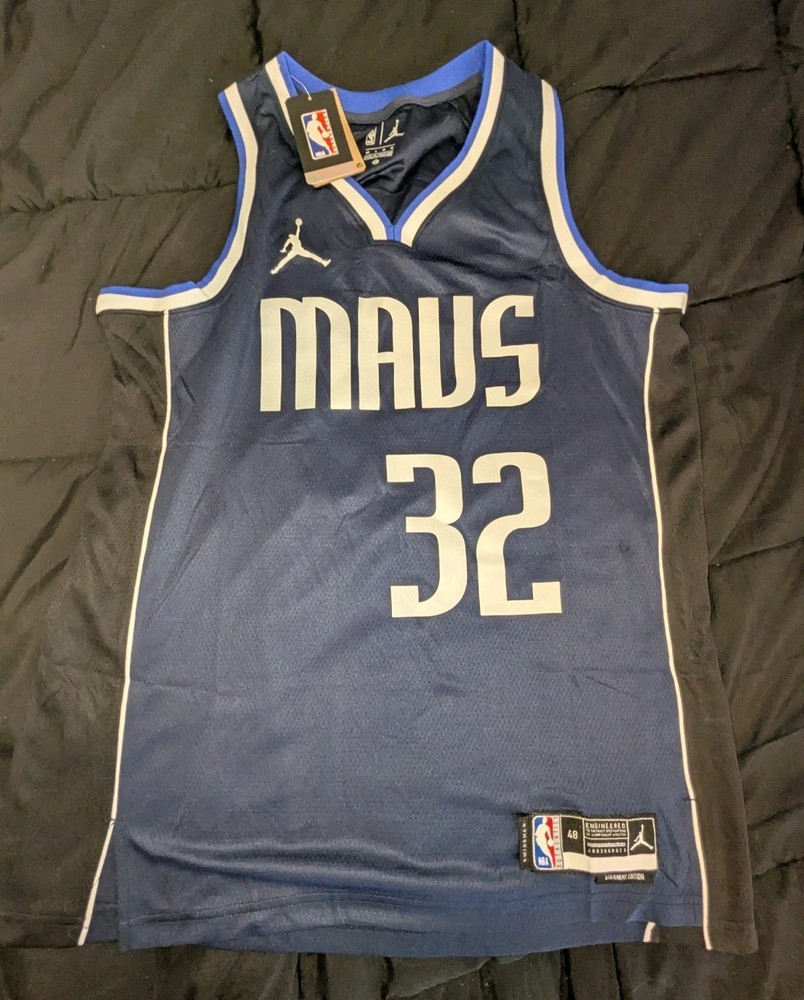 Cooper Flagg Large 48 NBA basketball jersey Blue Dallas Mavericks #32 new Nike