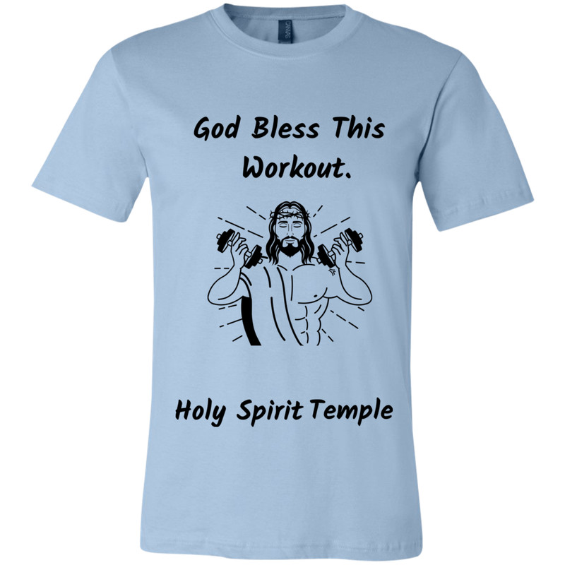 Bella & Canvas 3001C T-Shirt "Bless This Workout" 9 Colors/8 sizes gallery