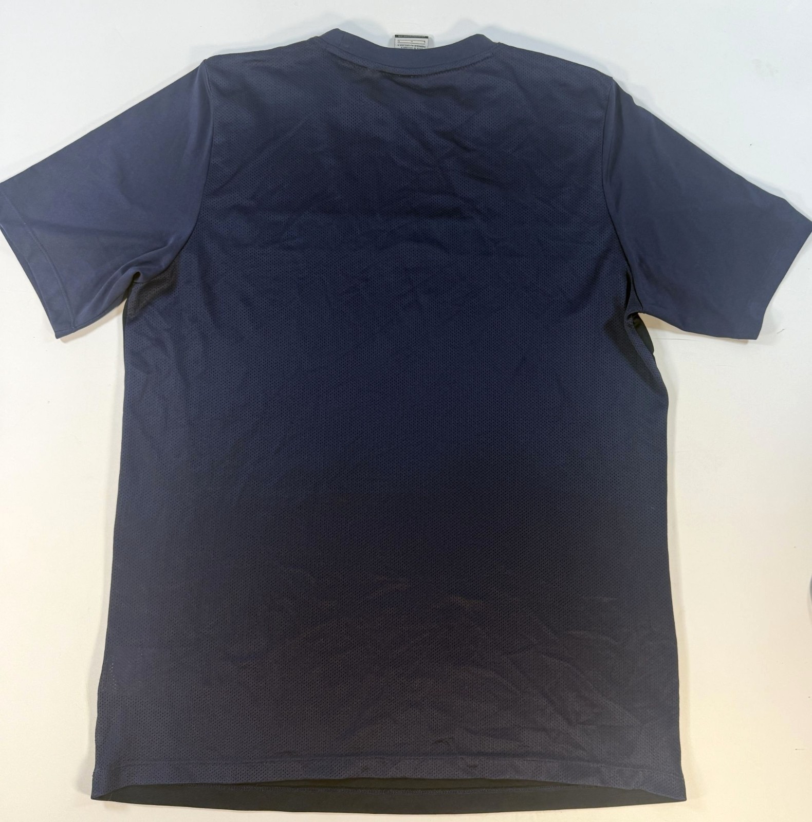 Nike Dri-FIT Soccer Jersey Men’s Large Navy Black Blue Mesh Short Sleeve gallery