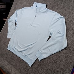 Turtleson wallace quarter-zip pullover Sky large original packaging
