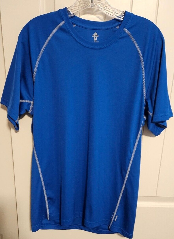 Adidas Climalite T-shirt Junior's Size Medium Blue