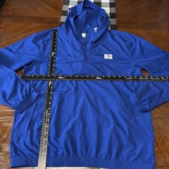 Adidas Men’s Blue 1/4 Zip Pull Over Hoodie Size M Skateboarding jacket