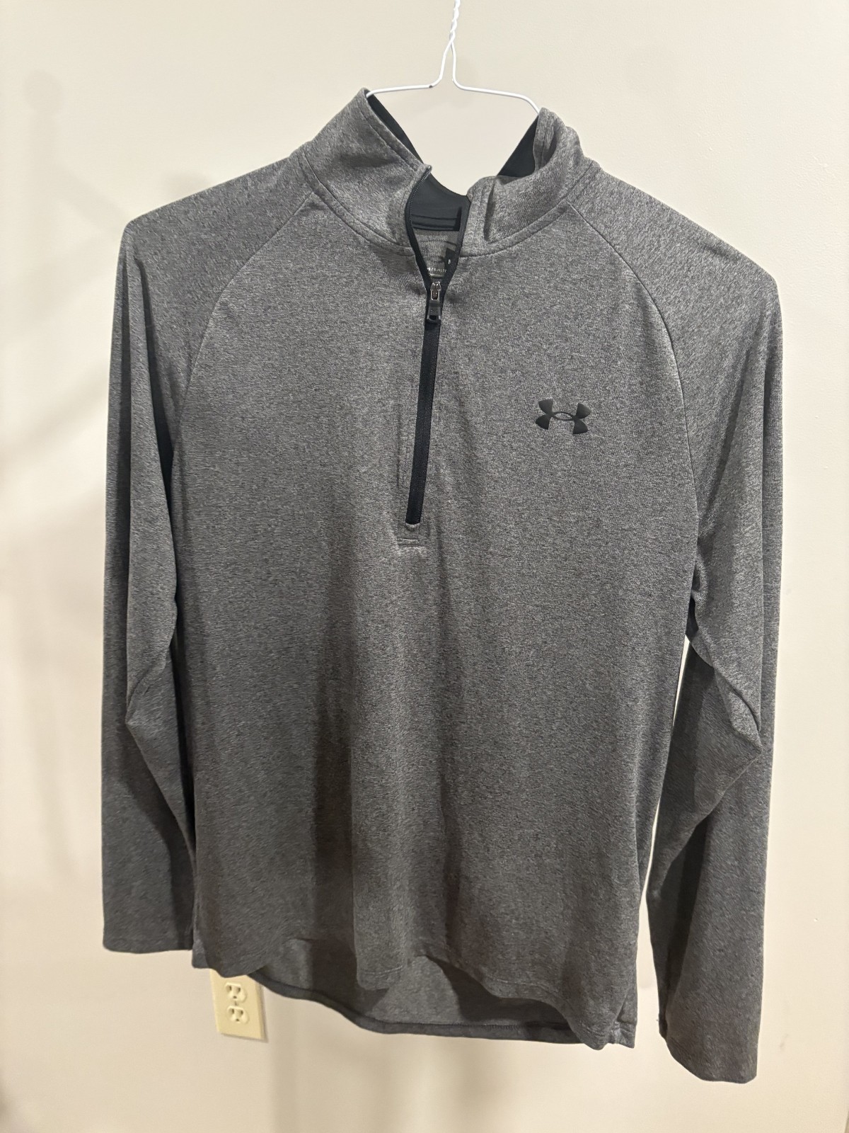 Under Armour Quarter Zip Pullovers Men’s Medium Lot of 2 Blue Gray Polyester gallery