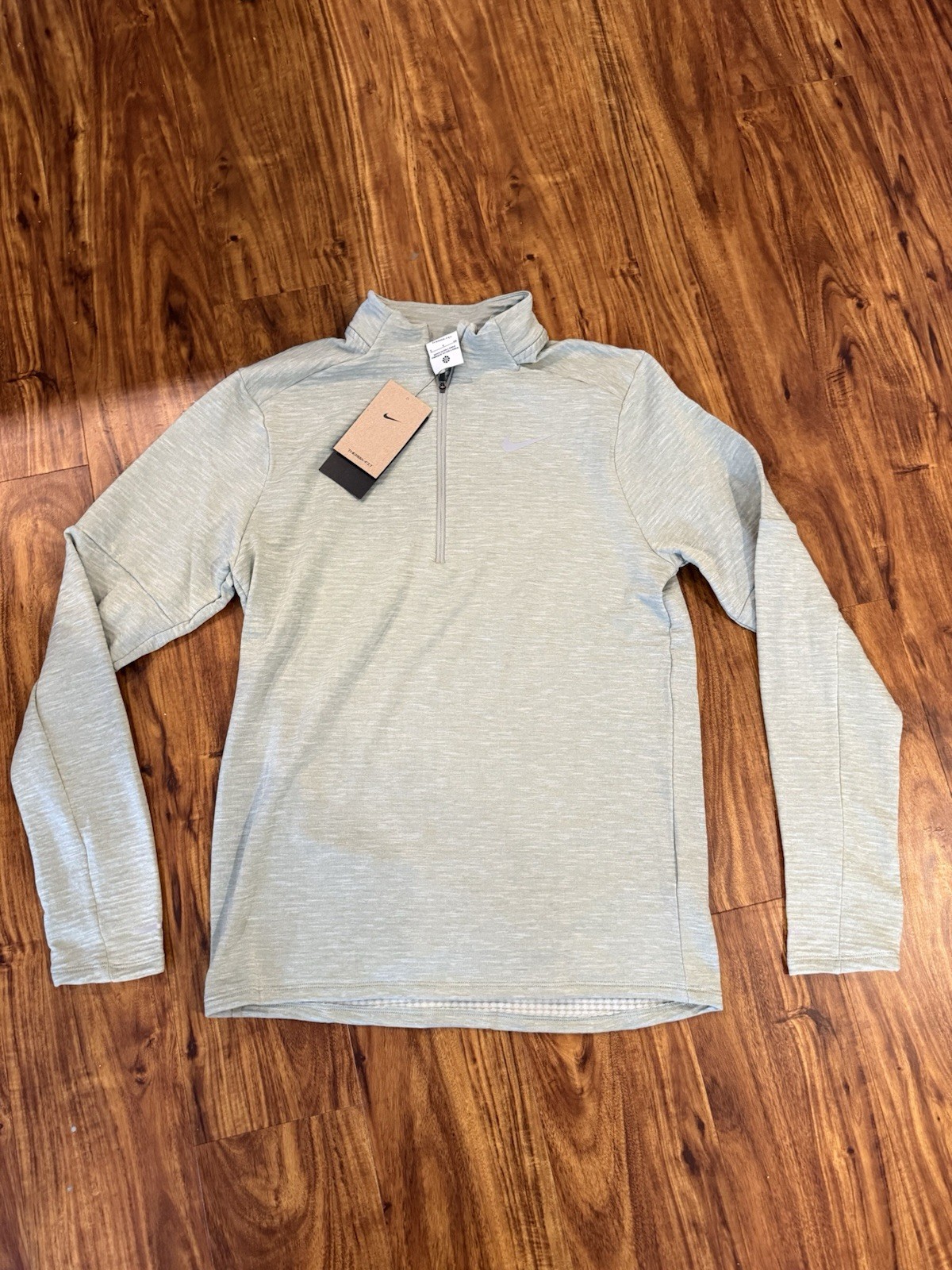 NIKE ELEMENT MEN RUNNING THERMA-FIT HALF ZIP SHIRT GREEN #FZ1149-370 (Sz S) NWT gallery
