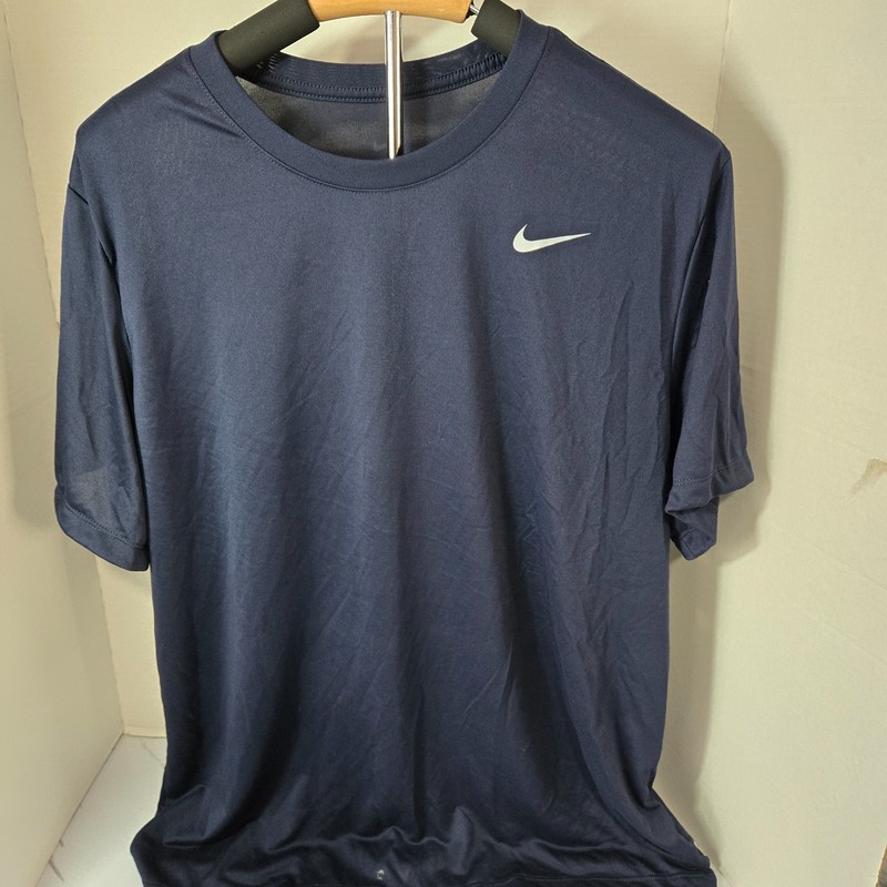 Nike Men's Dri-FIT Legend Fitness Active T-Shirt Obsidian Matte Silver Size XL gallery