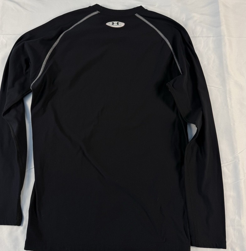 Under Armour Men’s Long Sleeve Compression HeatGear Shirt Black Size Large gallery