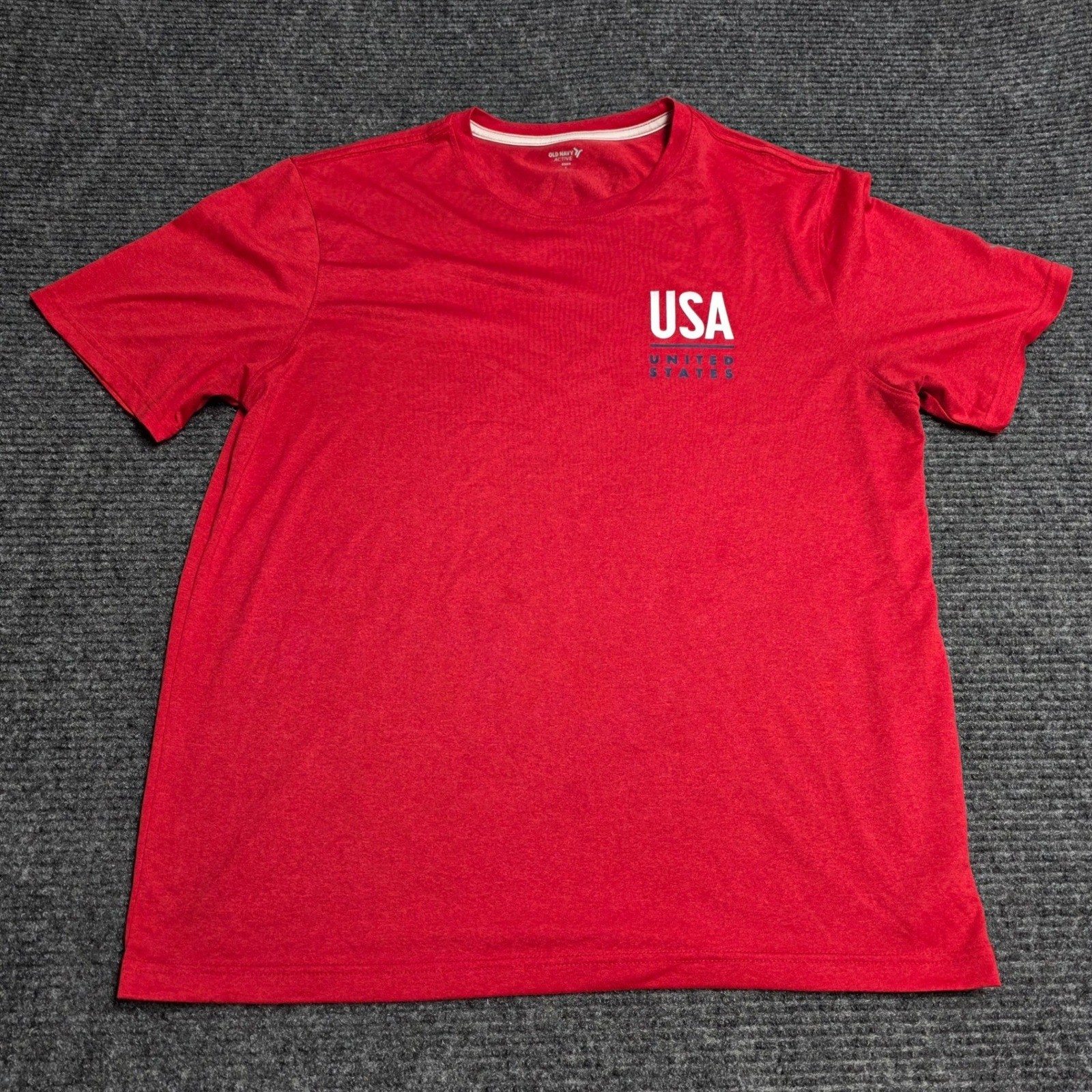 Old Navy Active Core USA Graphic T-Shirt Mens Size L Red Patriotic Star Go-Fresh gallery