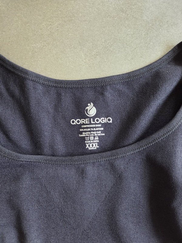 Qore Logiq Black Compression Shirt Sleeveless Tank 3XL gallery