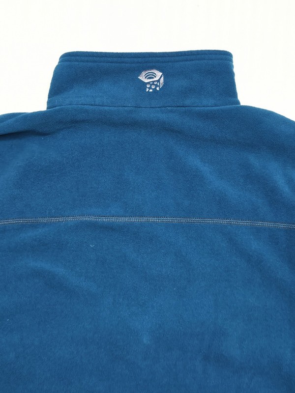 Mountain Hardwear Microchill Lite Men's XL Blue 1/4 Zip Outdoors Fleece Pullover gallery