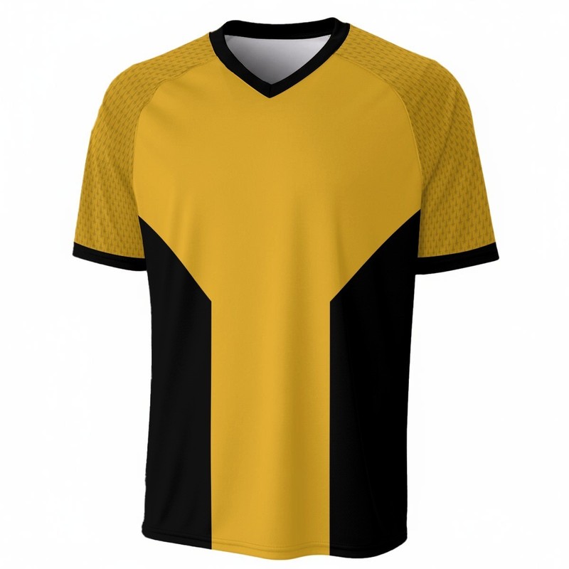 Starship Uniform Costume Casual Short Sleeve Shirt - Red - Blue - Yellow gallery