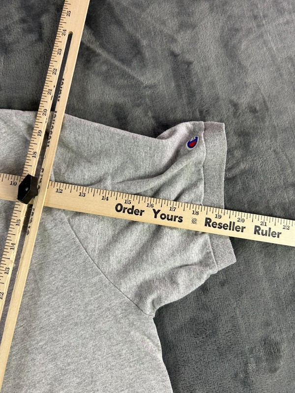 Vintage Champion Polo Shirt XL Gray Northeastern University Embroidered Logo USA gallery