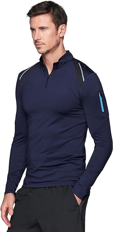 RBX Active Men's Performance Lightweight Super Soft Long Sleeve 1/4 Zip Shirt gallery