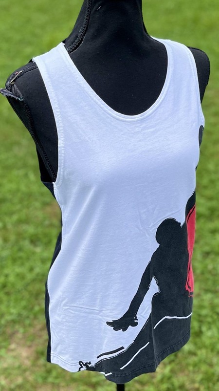 Nike Jordan Shirt Mens Small White Black Red Tank Top 23 Basketball Graphic Gym gallery