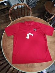 Core 365 Mens Dri-Fit Polo Shirt Moisture Wicking Anti Microbial Red “JLE” XL