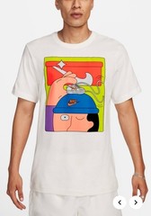NEW NIKE SPORTSWEAR “Animation Tee” MEN’S Off White T-SHIRT FJ1099-133