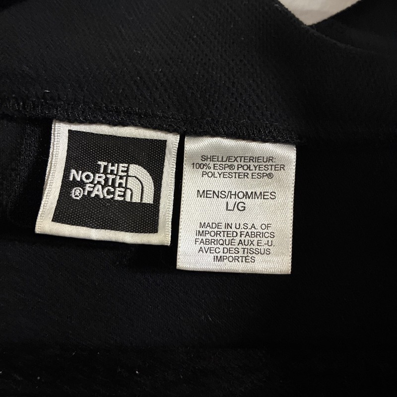 The North Face Pullover Waffle Fleece 1/4 Zip Black Jacket AP9V Men's Large gallery