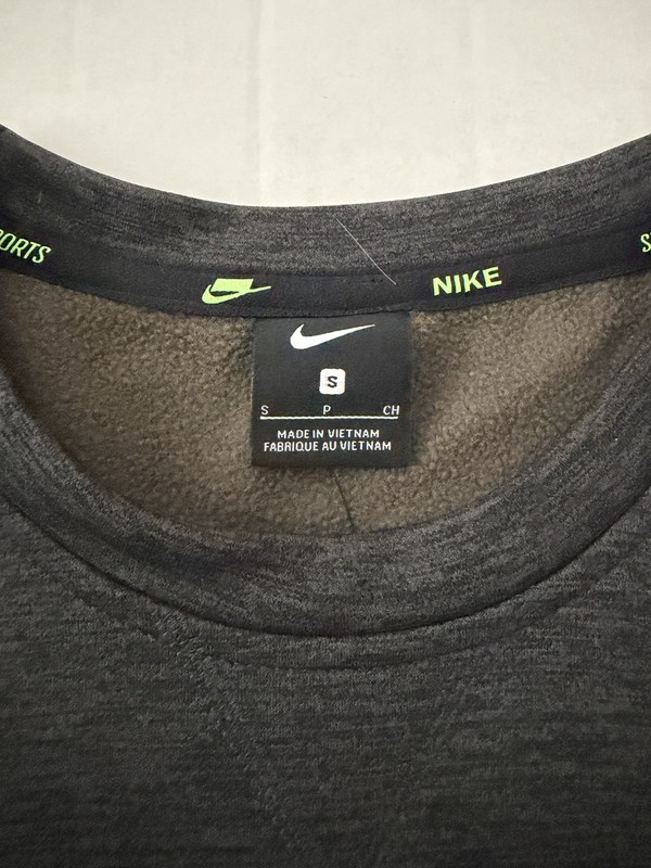 Nike Therma Project X Long Sleeve Training Top in black, volt, and red gallery