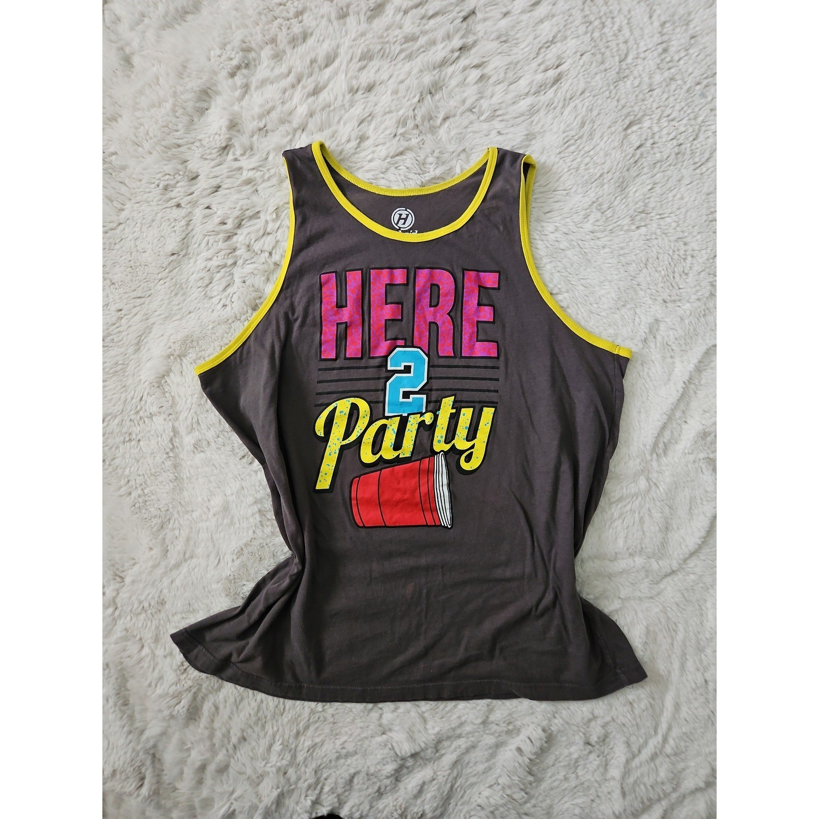 Hybrid Tees Brocore Older Brother Core Novelty Party Graphic Tank Top Men's 2XL gallery
