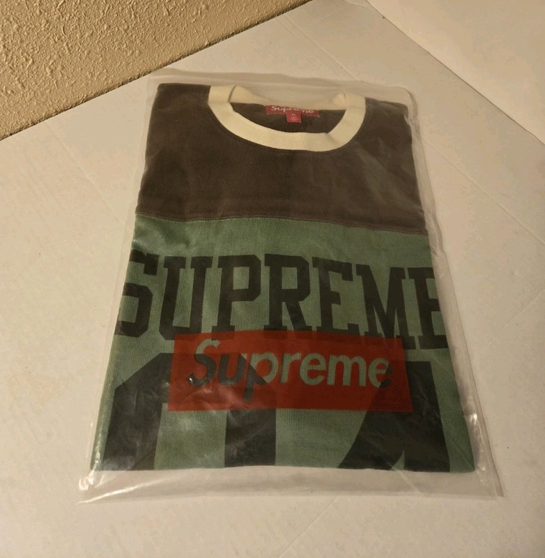 NWT Supreme New York Split S/S Football Top Green Size XL SS25 *FTP FUCT PALACE* gallery