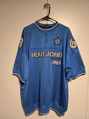 Y2K Sean John 1969 Victory Series Blue Short Sleeve Jersey #69 Men’s Size XL