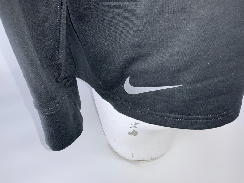 Nike Dri-Fit Running Pullover L Men Gray ¼ Zip Poly Spandex YGI B2-466 gallery