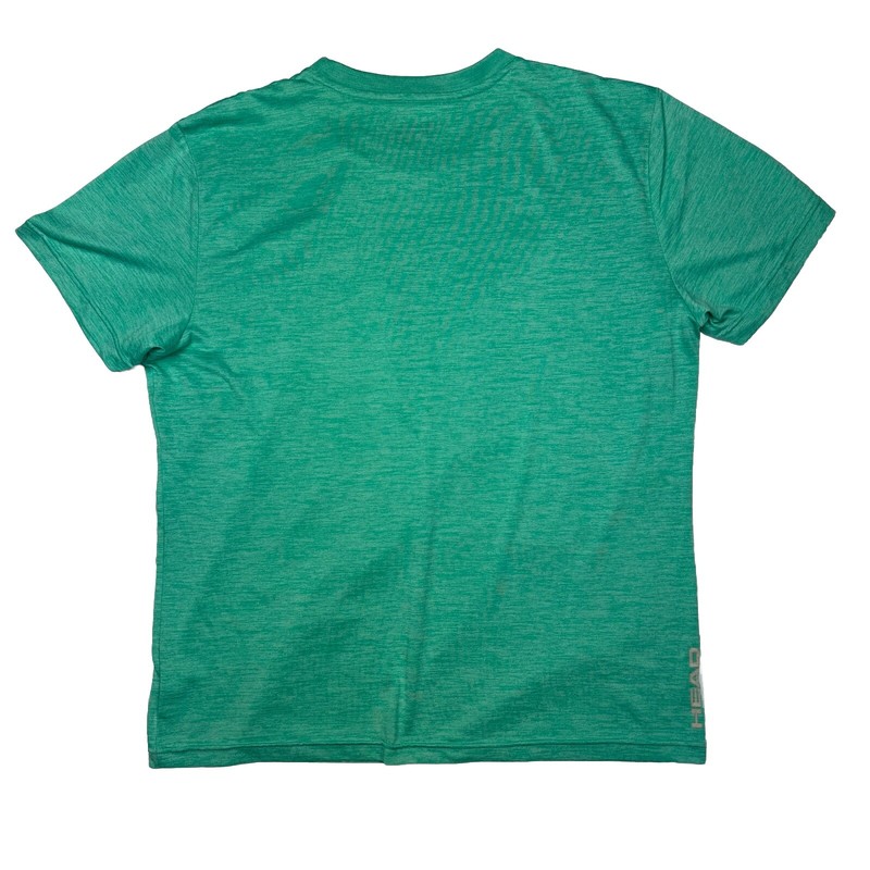 HEAD Men's Hypertek Crewneck Gym Tennis Workout Athletic Shirt Green L gallery