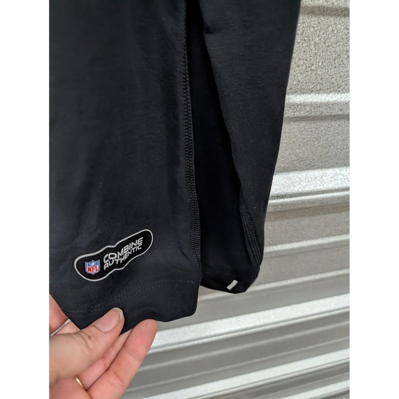 Nobull NWT Men's NFL Combine Authentic Long Sleeve Training Shirt Black- Large gallery