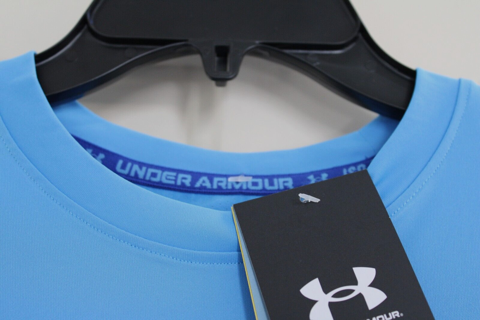 NWT Under Armour Iso-Chill Fish Pro Freedom Men's Medium Viral Blue T-shirt RARE gallery