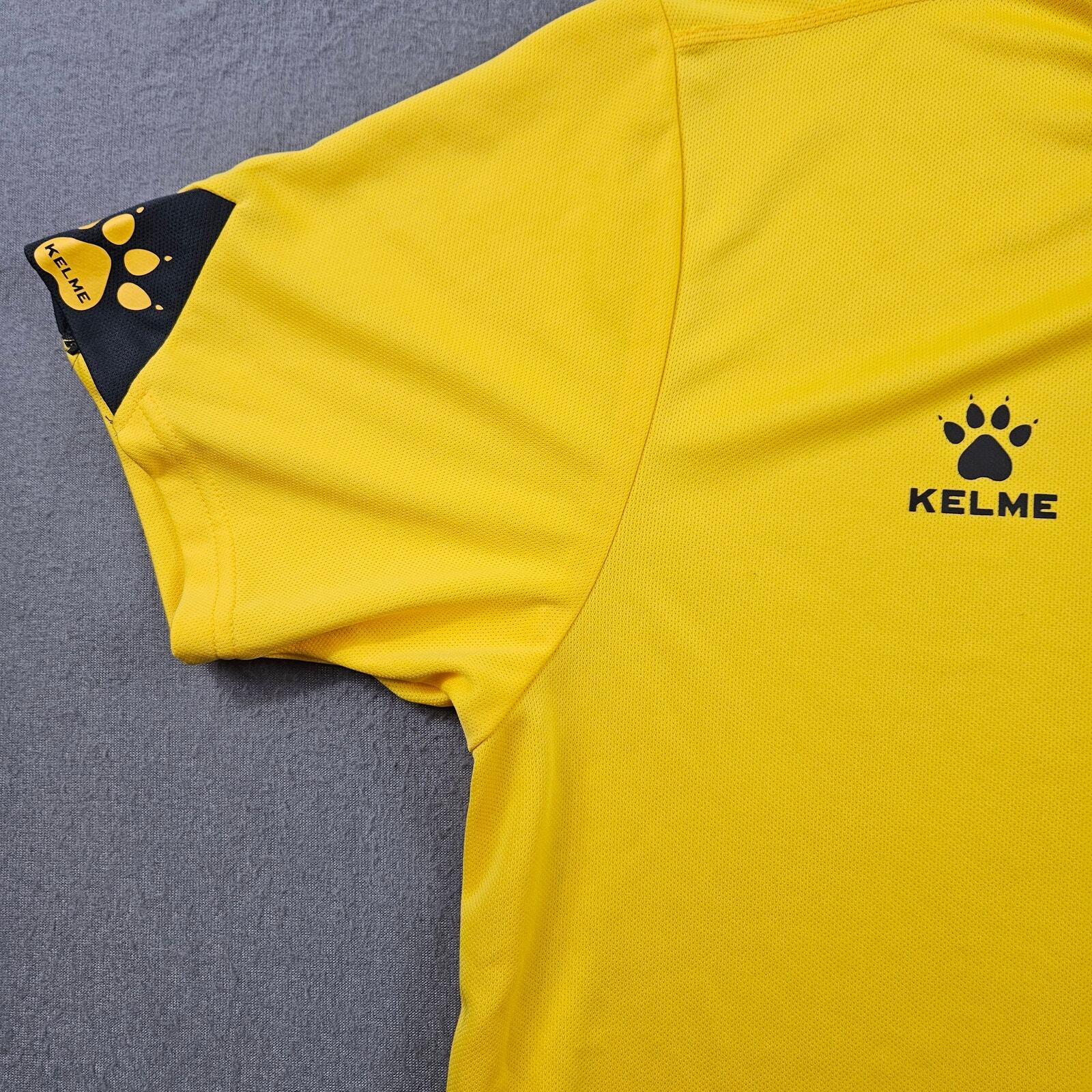 Kelme Soccer Jersey Yellow Blank Size 3XL USA gallery