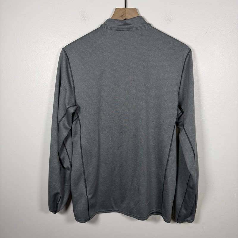 Patagonia Men’s Capilene Midweight Baselayer Size M Gray Outdoor Hiking 1/4 Zip gallery