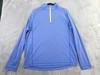 Tommy Bahama Pullover Mens Medium Blue 1/4 Zip Long Sleeve Lightweight Golf gallery
