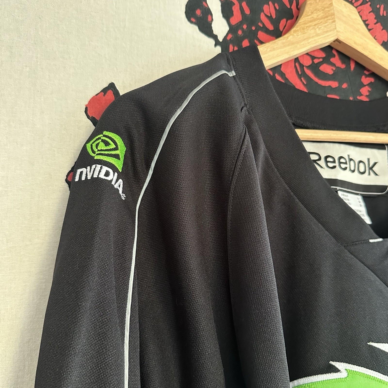 2010 Reebok Nvidia Logo PC Esports Hockey Jersey Video Game Gamer Gaming Tech L gallery