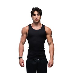 Lifestyle Beaters, ‘s, Cotton Spandex Tanks For, Regular Fit, Ribbed Fabric