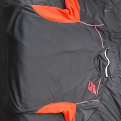 Starter Men’s Black/Red Color Mesh Activewear Short Sleeve T-Shirt Crew Neck XL