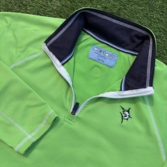 White Water Life New Harbor Mens Large 1/4 Zip Pullover Performance Long Sleeve