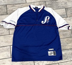 Vintage Y2K Southpole Mens 2X 1/4 Zip Jersey All Players Baseball Skater Hip Hop