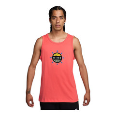 Nike Tee Men’s Sportswear Sunshine Graphic Tank Top Shirt Magic Ember Size L